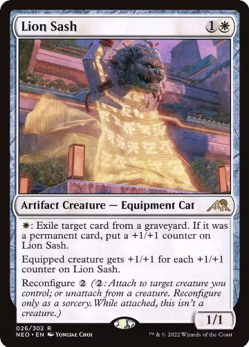 Lion Sash (26), Kamigawa: Neon Dynasty — Magic card price