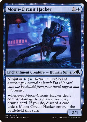 Moon-Circuit Hacker (67), Kamigawa: Neon Dynasty — Magic card price
