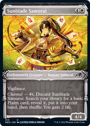 Sunblade Samurai (Showcase) (315), Kamigawa: Neon Dynasty — Magic card price