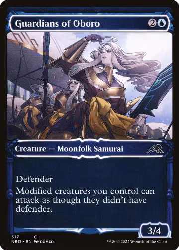 Guardians of Oboro (Showcase) (317), Kamigawa: Neon Dynasty — Magic card price