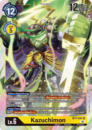Kazuchimon (BT7-041 SR), Next Adventure — Digimon card price