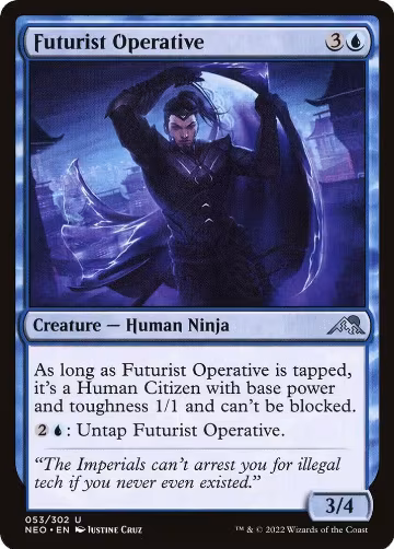 Futurist Operative (53), Kamigawa: Neon Dynasty — Magic card price