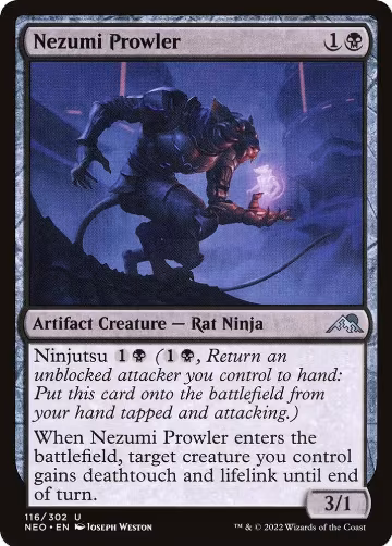 Nezumi Prowler (116), Kamigawa: Neon Dynasty — Magic card price