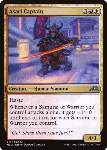 Asari Captain (215), Kamigawa: Neon Dynasty — Magic card price