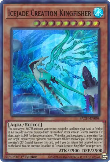 Icejade Creation Kingfisher (BACH-EN008), Battle of Chaos — Yu-Gi-Oh! card price