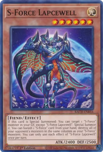 S-Force Lapcewell (BACH-EN016), Battle of Chaos — Yu-Gi-Oh! card price