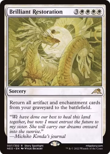 Brilliant Restoration (7), Kamigawa: Neon Dynasty — Magic card price