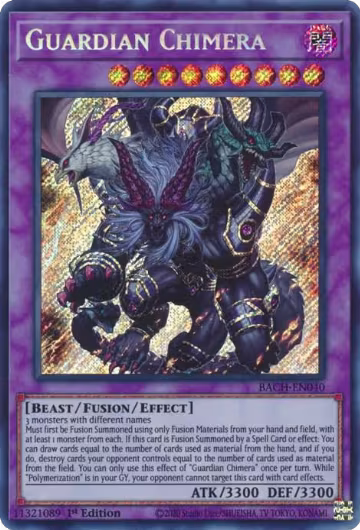 Guardian Chimera (BACH-EN040), Battle of Chaos — Yu-Gi-Oh! card price