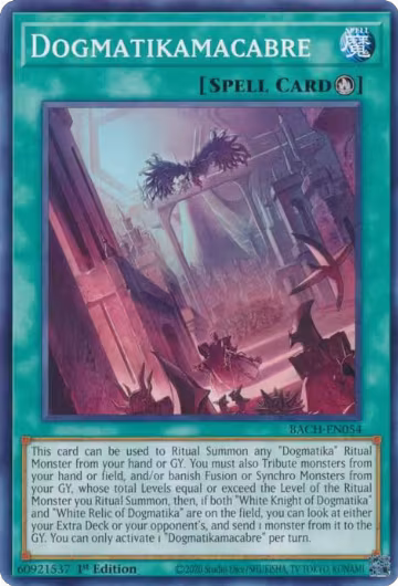 Dogmatikamacabre (BACH-EN054), Battle of Chaos — Yu-Gi-Oh! card price