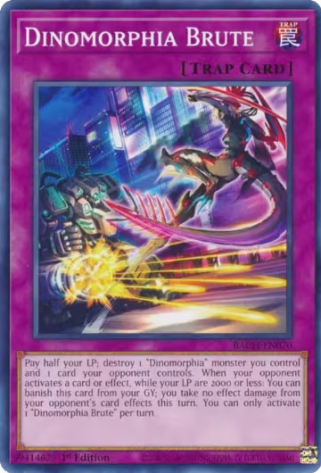 Dinomorphia Brute (BACH-EN070), Battle of Chaos — Yu-Gi-Oh! card price