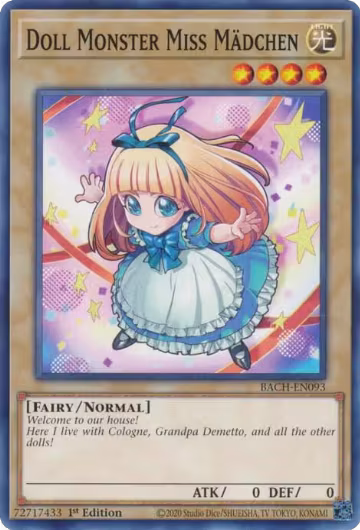 Doll Monster Miss Madchen (BACH-EN093), Battle of Chaos — Yu-Gi-Oh! card price