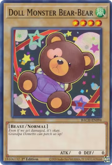 Doll Monster Bear-Bear (BACH-EN094), Battle of Chaos — Yu-Gi-Oh! card price
