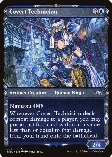 Covert Technician (Showcase) (332), Kamigawa: Neon Dynasty — Magic card price