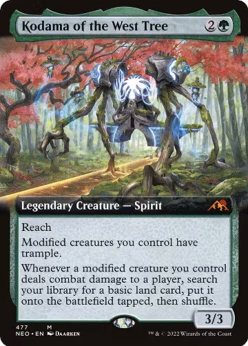 Kodama of the West Tree (Extended Art) (477), Kamigawa: Neon Dynasty — Magic card price