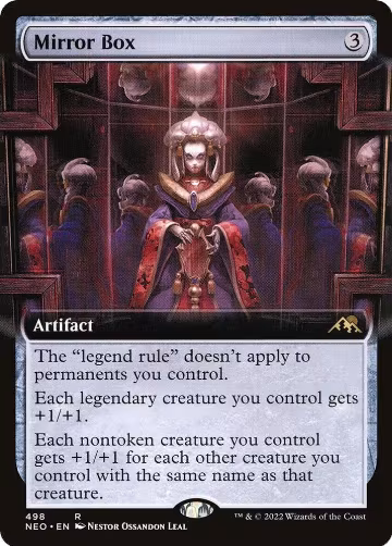 Mirror Box (Extended Art) (498), Kamigawa: Neon Dynasty — Magic card price