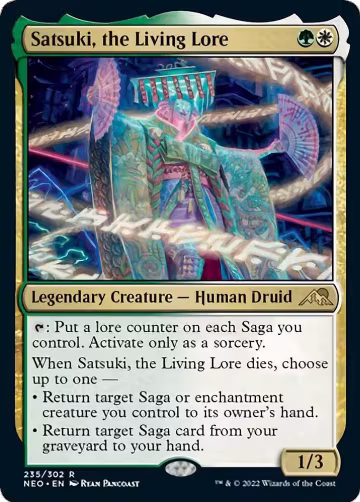 Satsuki, the Living Lore (235), Kamigawa: Neon Dynasty — Magic card price