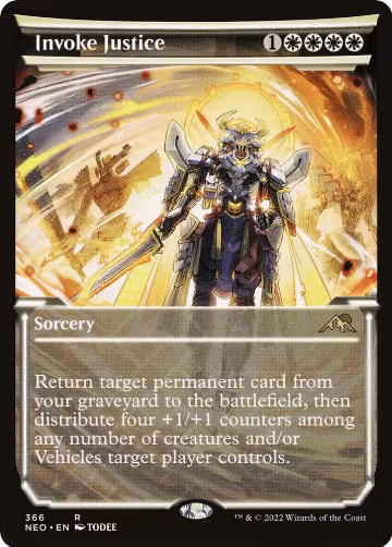 Invoke Justice (Showcase) (366), Kamigawa: Neon Dynasty — Magic card price