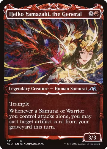 Heiko Yamazaki, the General (Showcase) (321), Kamigawa: Neon Dynasty — Magic card price