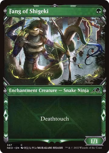 Fang of Shigeki (Showcase) (347), Kamigawa: Neon Dynasty — Magic card price