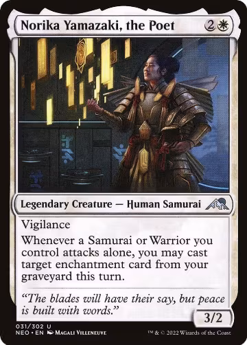 Norika Yamazaki, the Poet (31), Kamigawa: Neon Dynasty — Magic card price