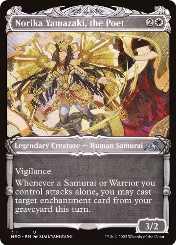 Norika Yamazaki, the Poet (Showcase) (311), Kamigawa: Neon Dynasty — Magic card price