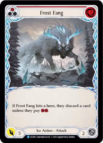 Frost Fang (Red) (OLD013) — card price