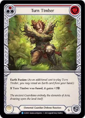 Turn Timber (Red) (OLD019), Blitz Deck: Tales of Aria - Oldhim — Flesh & Blood card price