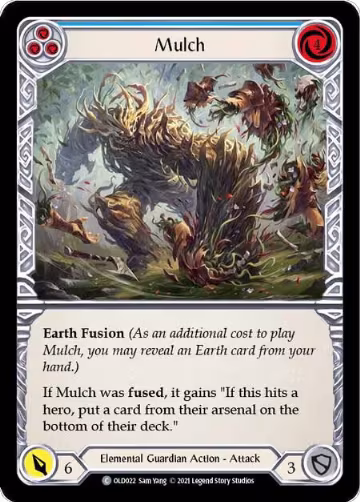 Mulch (Blue) (OLD022), Blitz Deck: Tales of Aria - Oldhim — Flesh & Blood card price