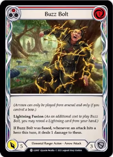 Buzz Bolt (Red) (LXI007), Blitz Deck: Tales of Aria - Lexi — Flesh & Blood card price