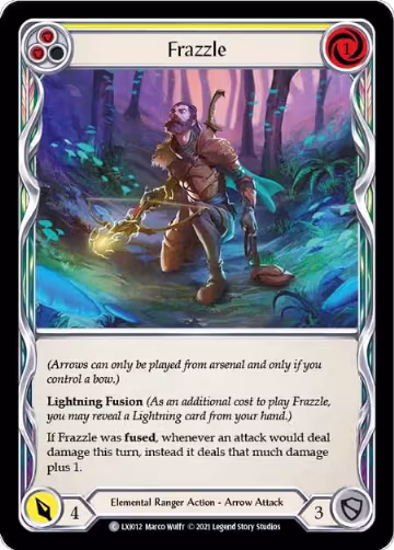 Frazzle (Yellow) (LXI012), Blitz Deck: Tales of Aria - Lexi — Flesh & Blood card price