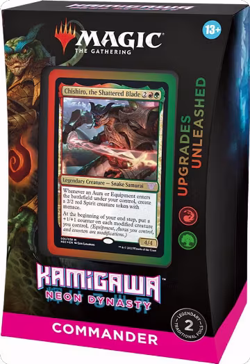 Kamigawa: Neon Dynasty Commander Deck - Upgrades Unleashed, Commander: Kamigawa: Neon Dynasty — Magic sealed product price