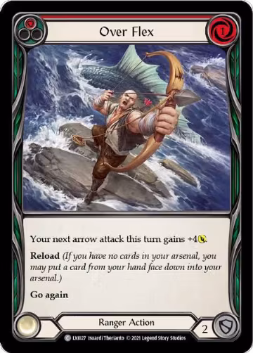 Over Flex (Red) (LXI027), Blitz Deck: Tales of Aria - Lexi — Flesh & Blood card price