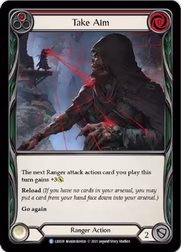 Take Aim (Red) (LXI028), Blitz Deck: Tales of Aria - Lexi — Flesh & Blood card price