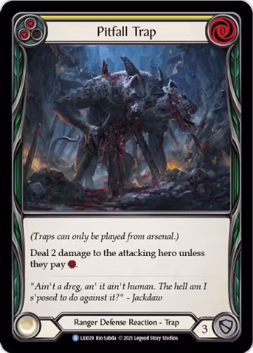 Pitfall Trap (LXI029), Blitz Deck: Tales of Aria - Lexi — Flesh & Blood card price
