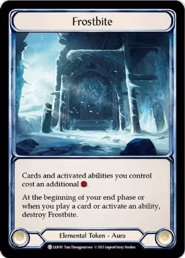 Frostbite (LXI030), Blitz Deck: Tales of Aria - Lexi — Flesh & Blood card price