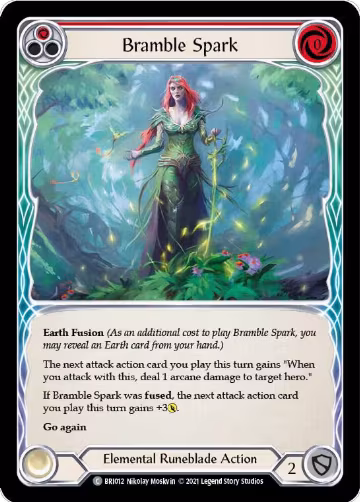 Bramble Spark (Red) (BRI012), Blitz Deck: Tales of Aria - Briar — Flesh & Blood card price