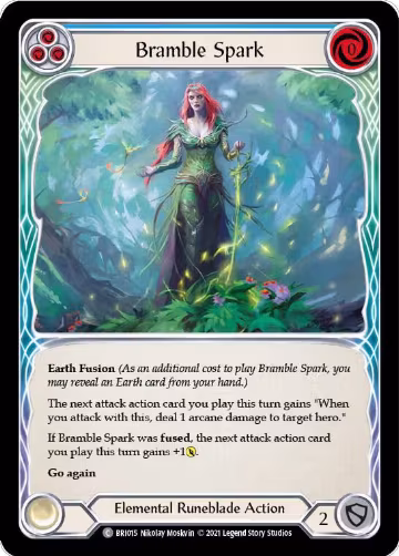 Bramble Spark (Blue) (BRI015), Blitz Deck: Tales of Aria - Briar — Flesh & Blood card price
