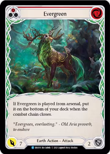 Evergreen (Red) (BRI018) — card price