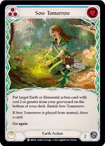 Sow Tomorrow (Blue) (BRI025) — card price