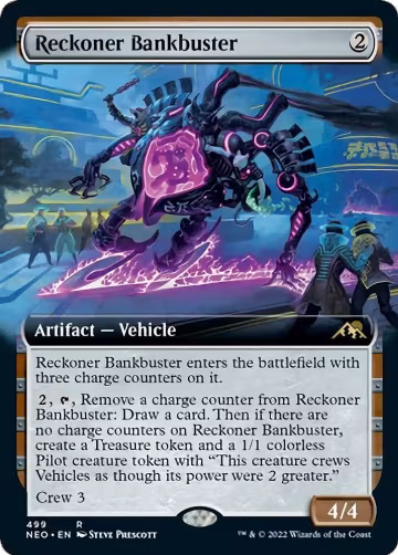 Reckoner Bankbuster (Extended Art) (499), Kamigawa: Neon Dynasty — Magic card price
