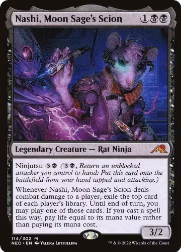 Nashi, Moon Sage's Scion (114), Kamigawa: Neon Dynasty — Magic card price