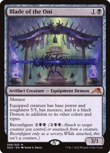 Blade of the Oni (89), Kamigawa: Neon Dynasty — Magic card price