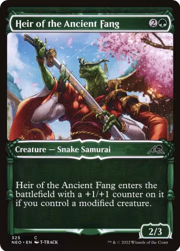 Heir of the Ancient Fang (Showcase) (325), Kamigawa: Neon Dynasty — Magic card price