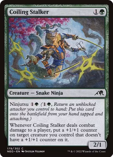Coiling Stalker (179), Kamigawa: Neon Dynasty — Magic card price