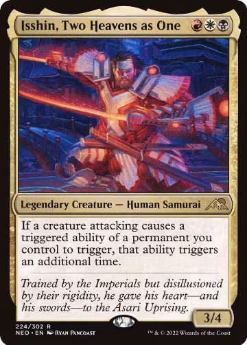 Isshin, Two Heavens as One (224), Kamigawa: Neon Dynasty — Magic card price