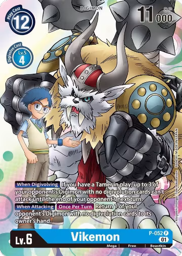 Vikemon (P-052 P), Digimon Promotion Cards — Digimon card price