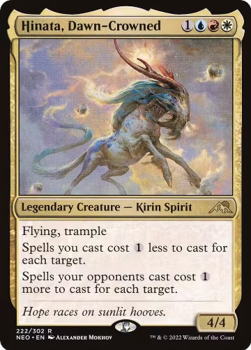 Hinata, Dawn-Crowned (222), Kamigawa: Neon Dynasty — Magic card price