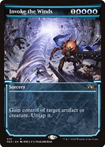 Invoke the Winds (Showcase) (370), Kamigawa: Neon Dynasty — Magic card price
