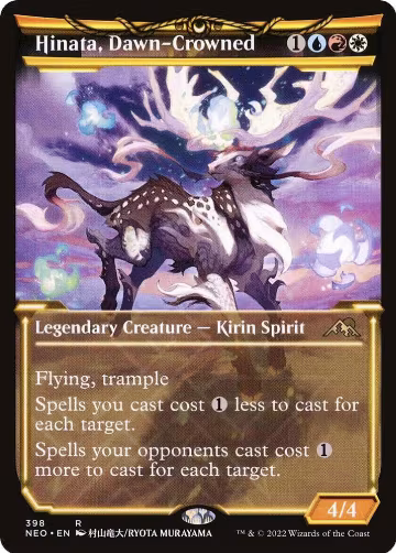 Hinata, Dawn-Crowned (Showcase) (398), Kamigawa: Neon Dynasty — Magic card price