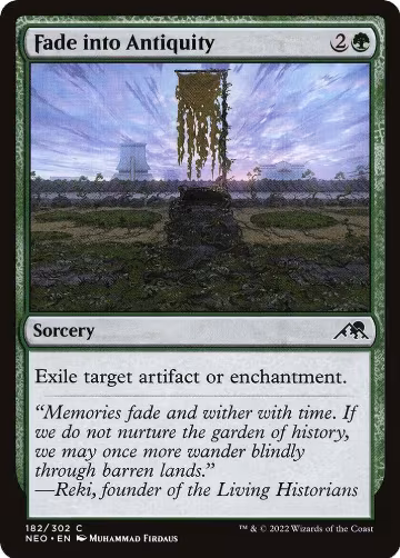 Fade into Antiquity (182), Kamigawa: Neon Dynasty — Magic card price